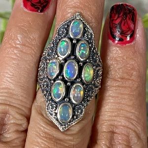 Artisan Crafted Ethiopian Welo Opal Ring